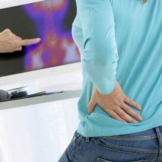 Detection of a pathological process in the spine